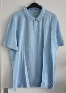 Lichtblauwe  polo maat 3xl