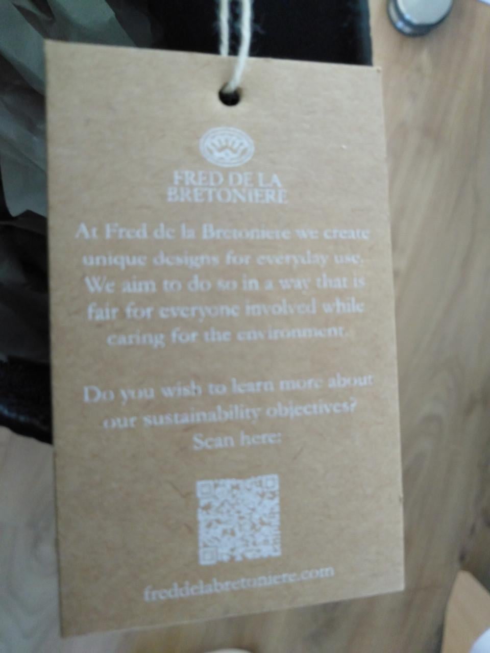 Te Koop: Fred de la Bretoniere tas (zwart)