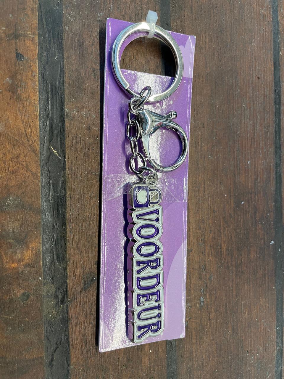 Sleutelhanger “voordeur” met musketonhaak 240x