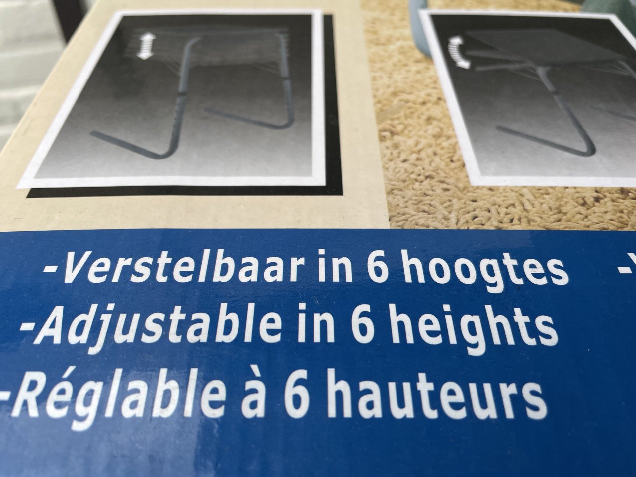 Multifunctionele bijzettafel - Bedtafel – Laptoptafel – Inklapbaar