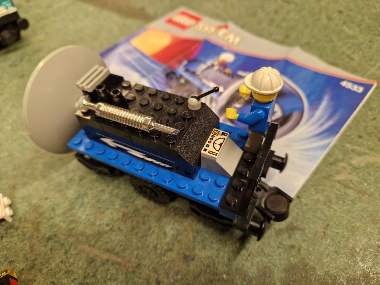 Lego 4533, 4539 en 4553 9v trein