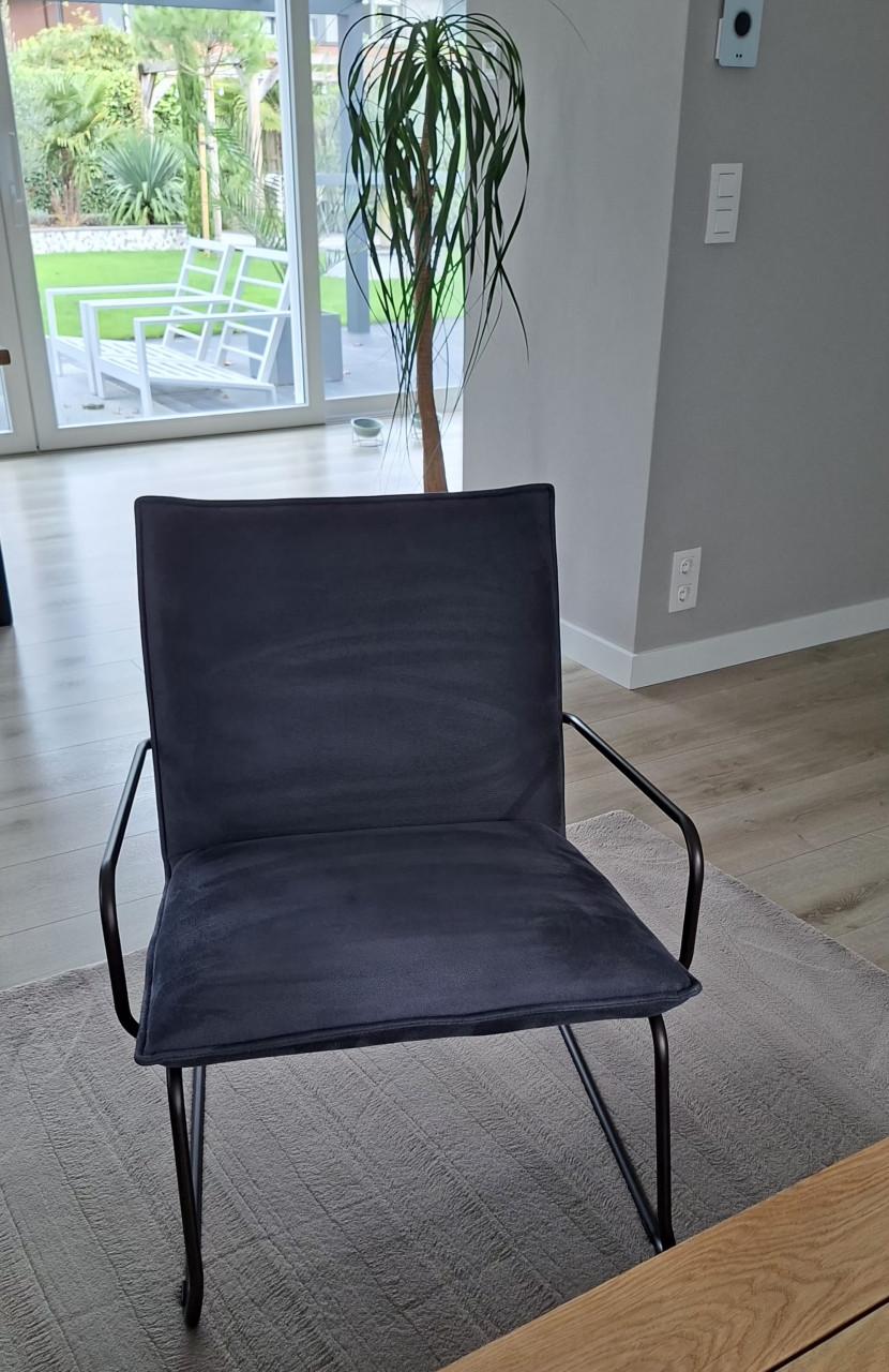 Eleonora fauteuil Delta Kleur blauw