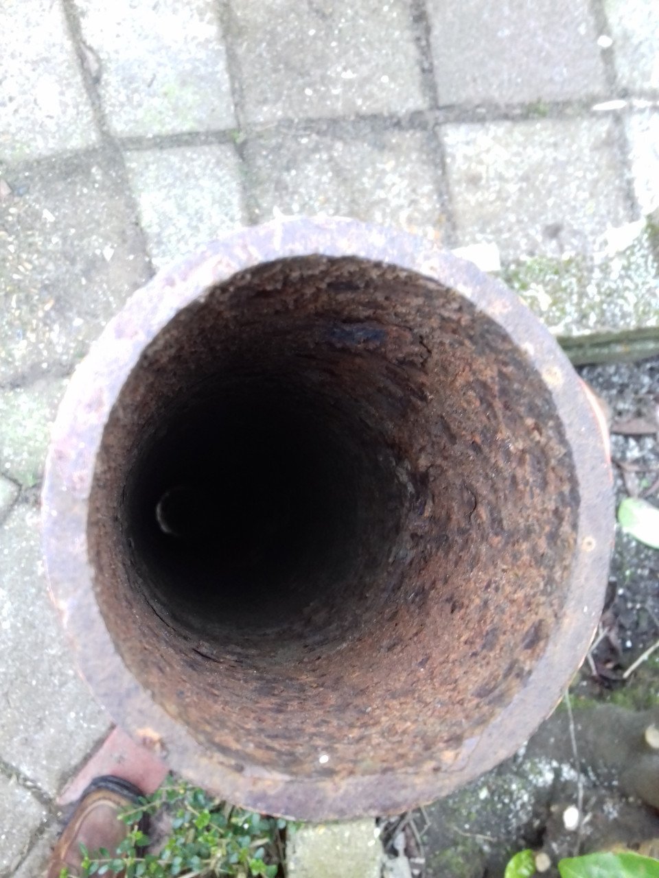 Voet van staal voor mast