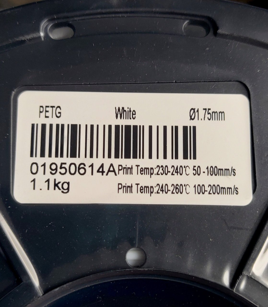 PETG filament van 1.1 KG