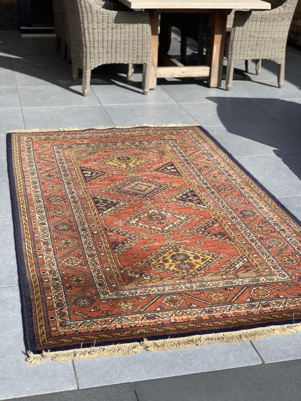 ✨Prachtig Sfeervol Handgeknoopt Vintage Vloerkleed✨Louis de Poortere✨