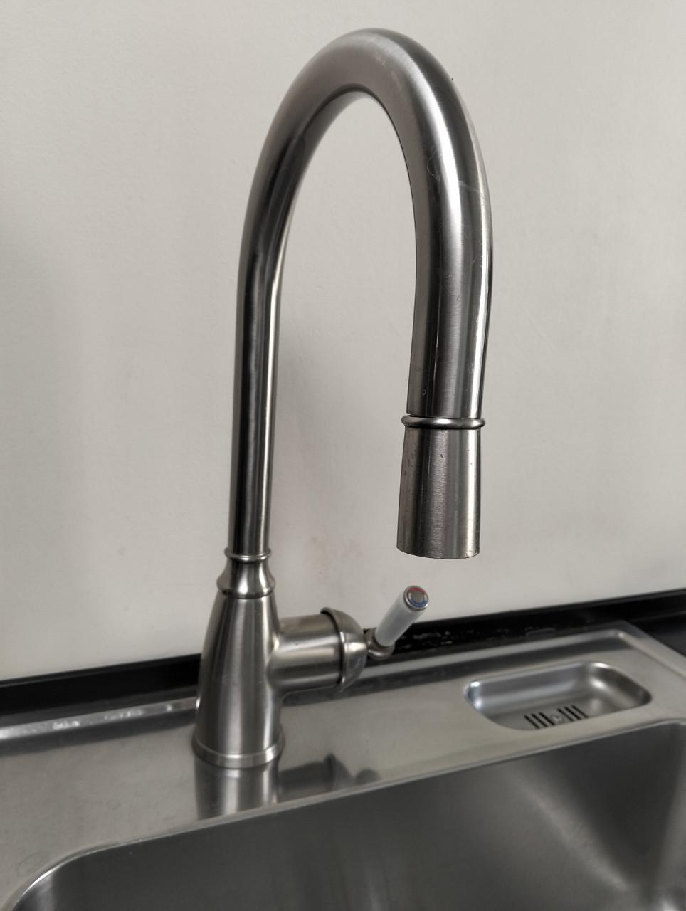 Kraan met uittrekgedeelte