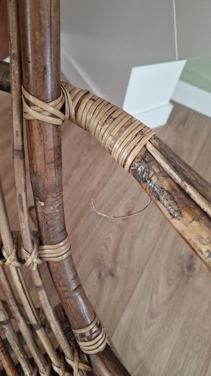 Rotan schommelstoel / stoel / wiegstoel