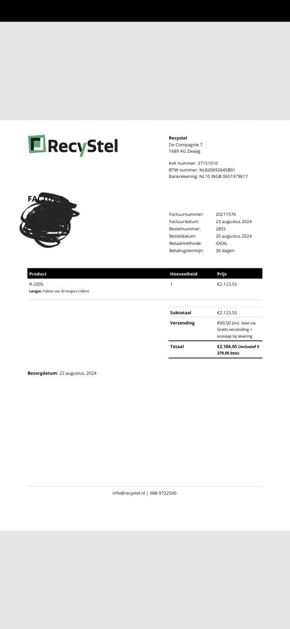 Kunststof stelkozijn R-2005