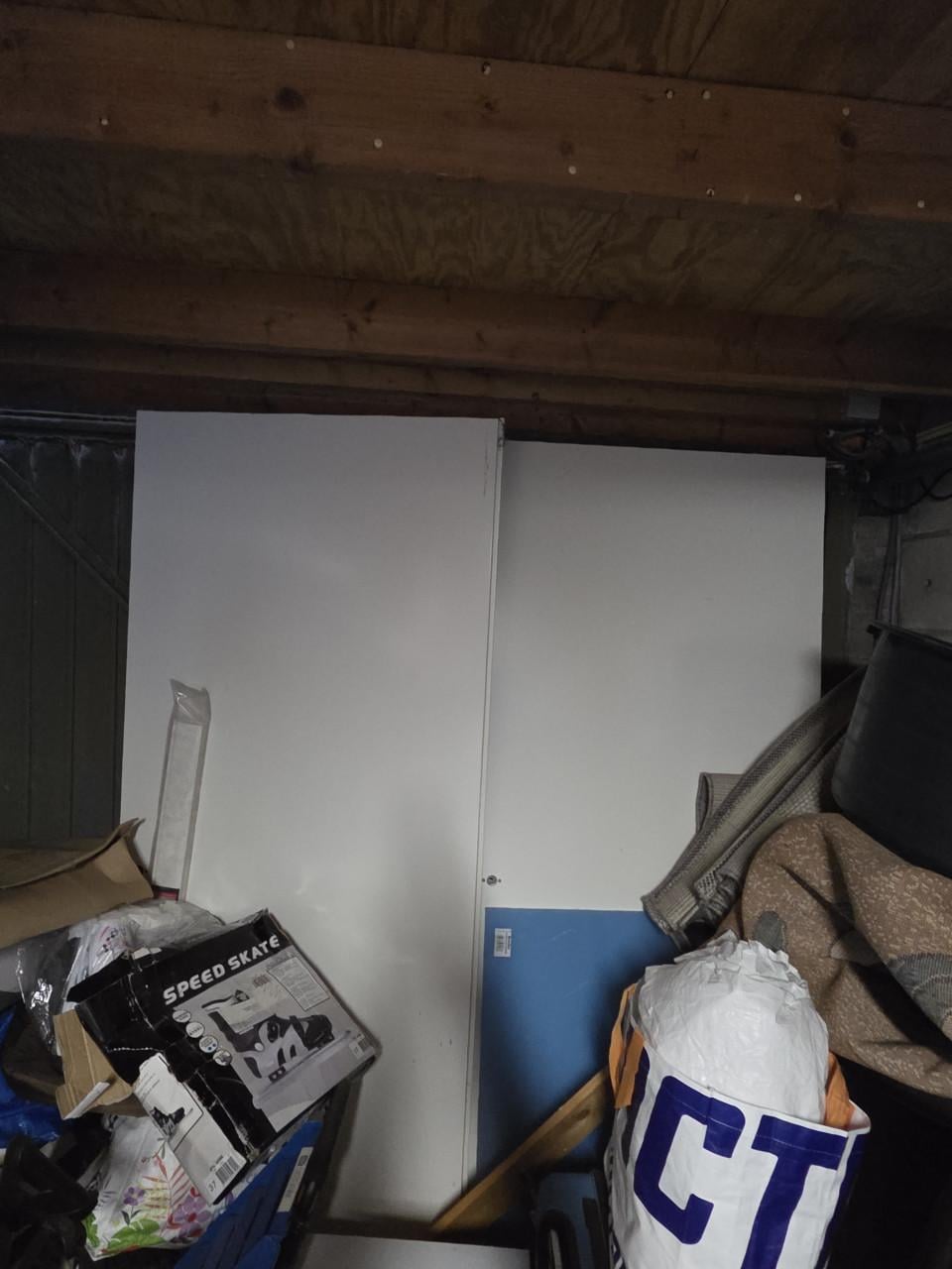 2x opdek deuren wit