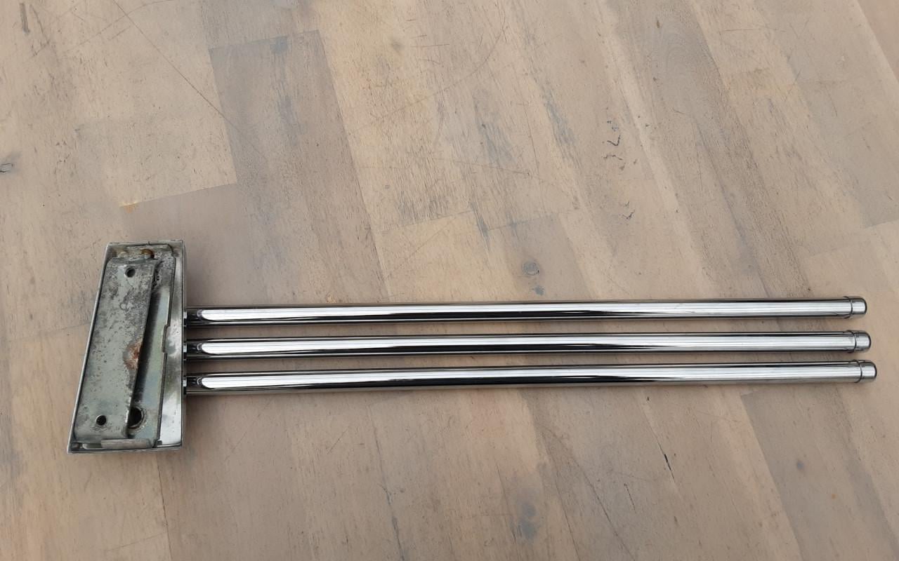 Handdoekring 3 arms voor badkamer