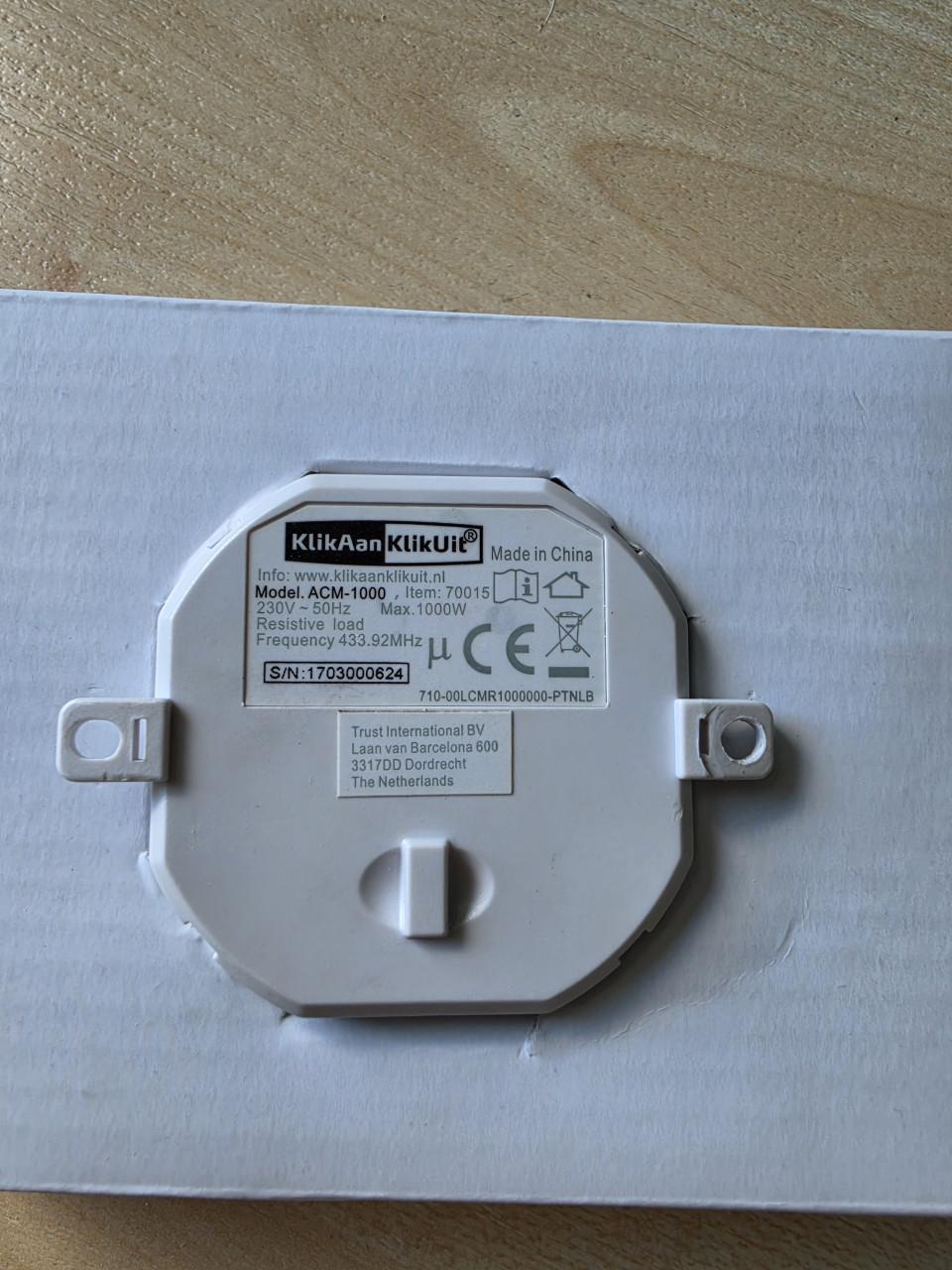 Klikaanklikuit inbouw dimmers