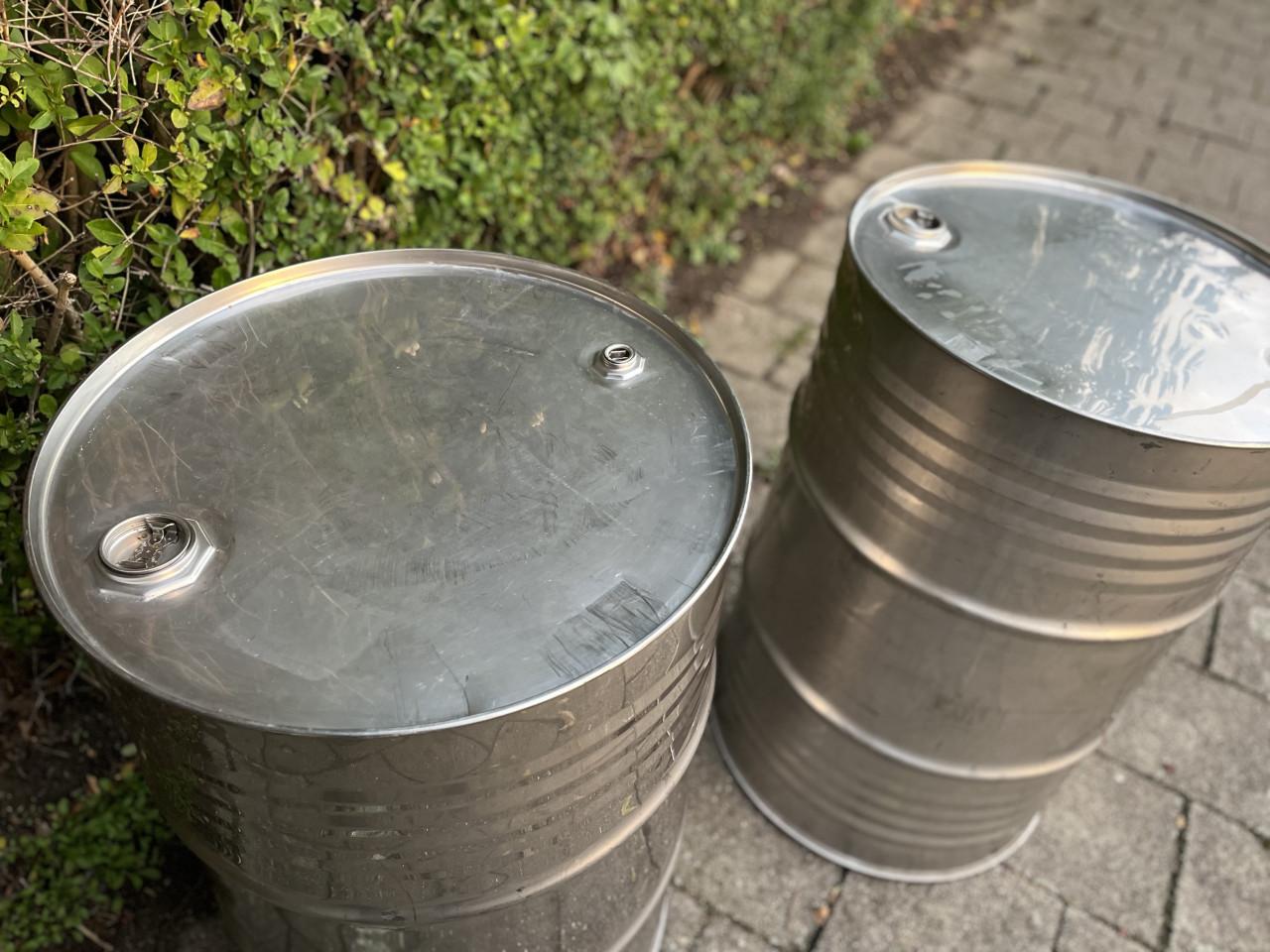 RVS 200 liter drum