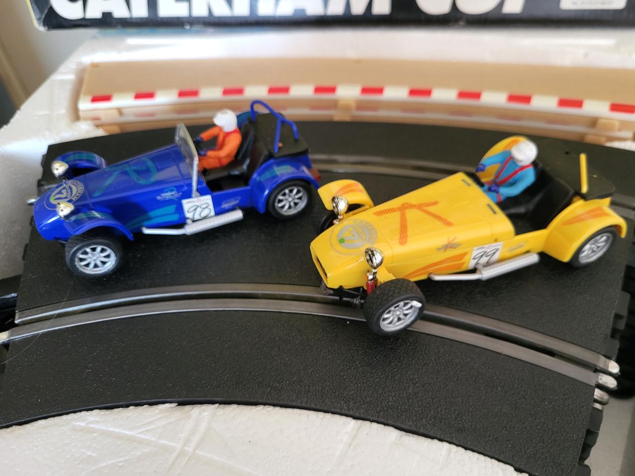 2x racebaan scalextric