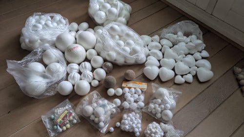 Piepschuim ballen (Styropor)