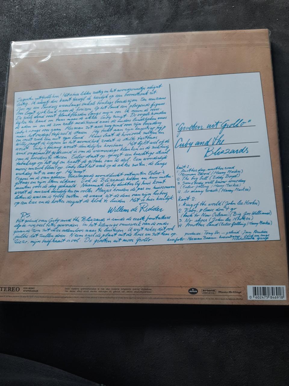 CUBY AND THE BLIZZARDS - GROETWN UIT GROLLO (limited edition)