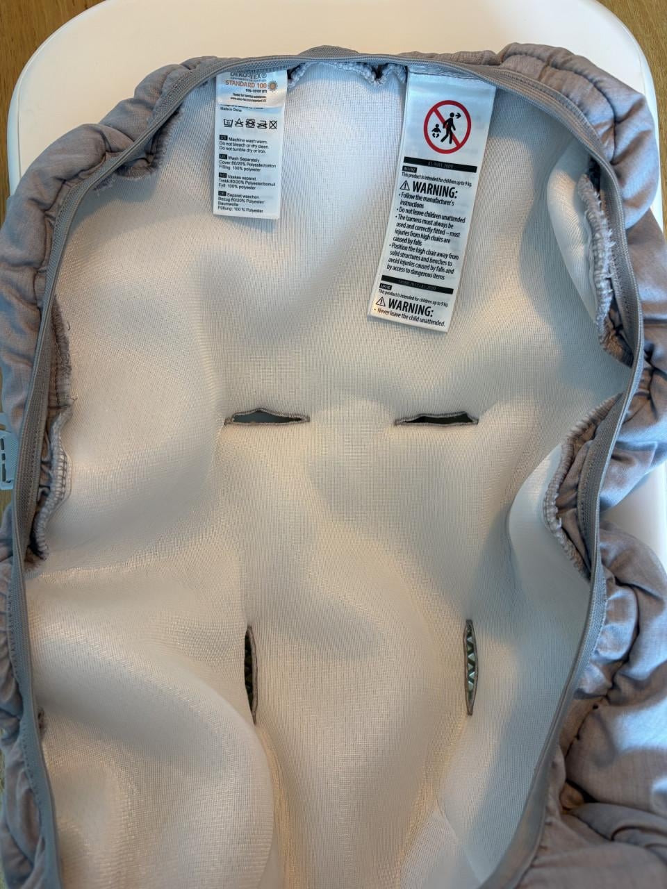 Stokke Tripp Trapp newbornset Grey met speelgoedhaak