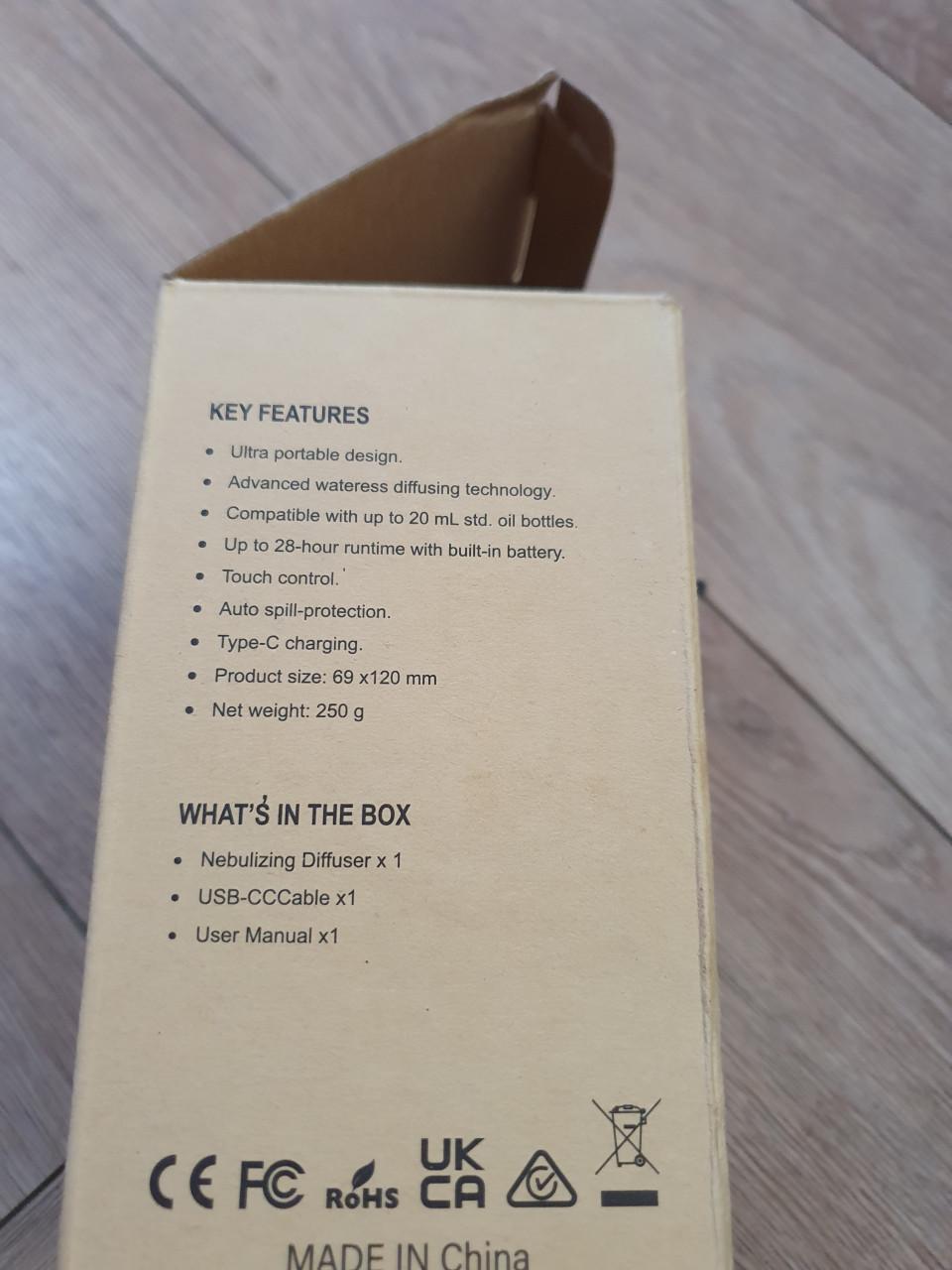 Nieuwe draadloze aroma diffuser–essentiële olie –USB opladen