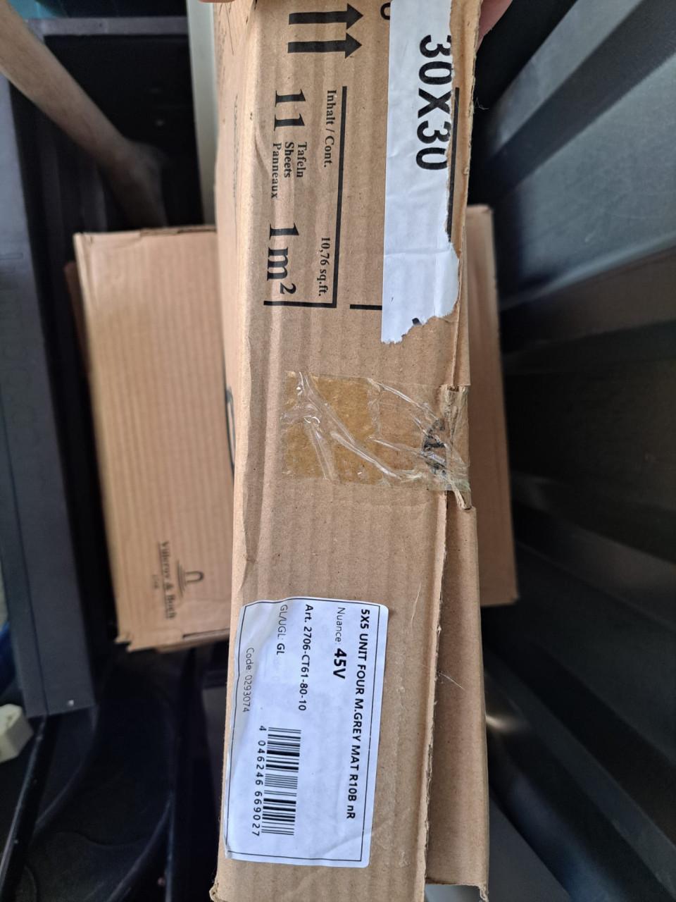 Villeroy en boch 6x6 matjes 6m2