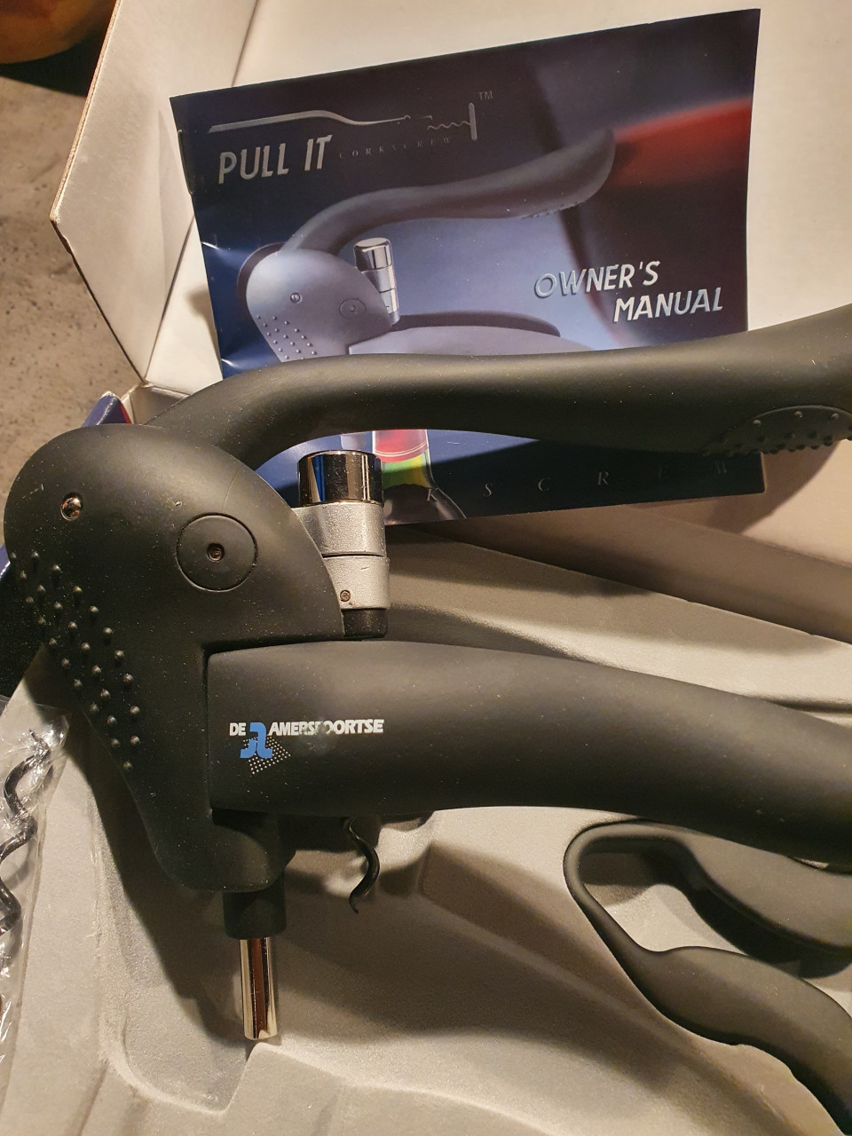 Nieuwe franse tire-bouchon classic kurkentrekker pull it (L’Atelier du Vin)