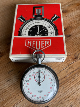 Vintage Heuer stopwatch