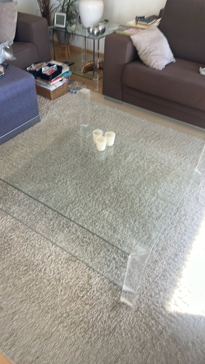 Glazen tafel