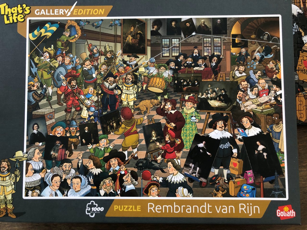 Legpuzzels met een knipoog naar beroemde schilders
