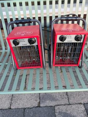 2X werkplaats heater