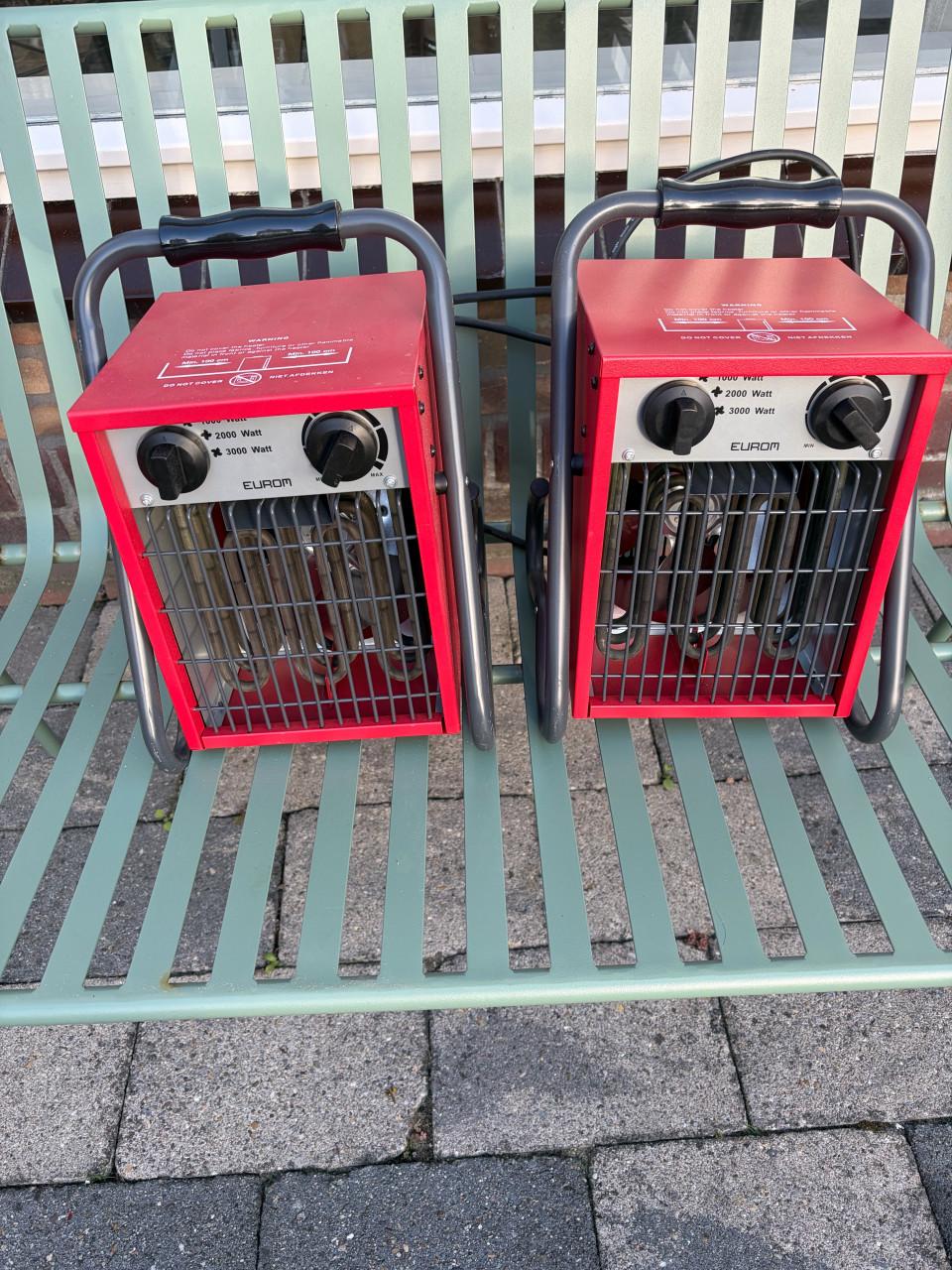 2X werkplaats heater
