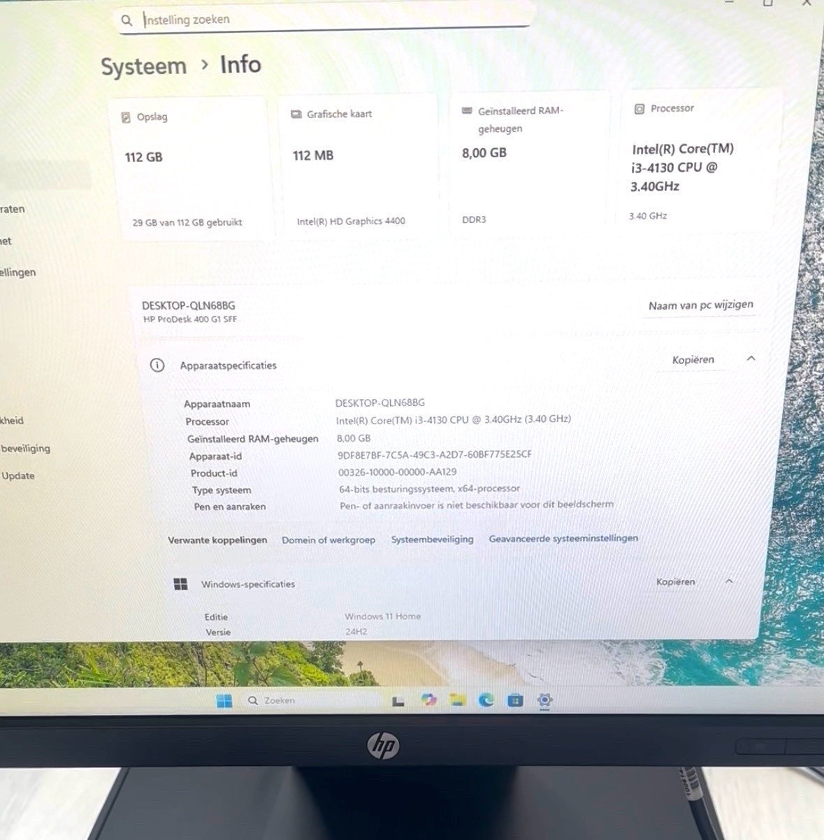 Complete set PC met Windows 11
