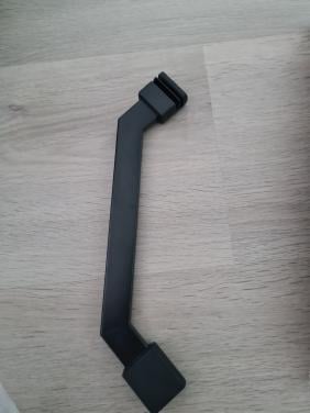 Stabilisatiestang voor douchescherm zwart