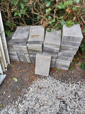 Tegels grijs 30x20cmx6cm  36stuks