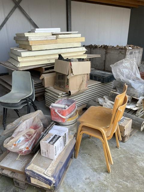 Gratis diverse restanten bouwmaterialen