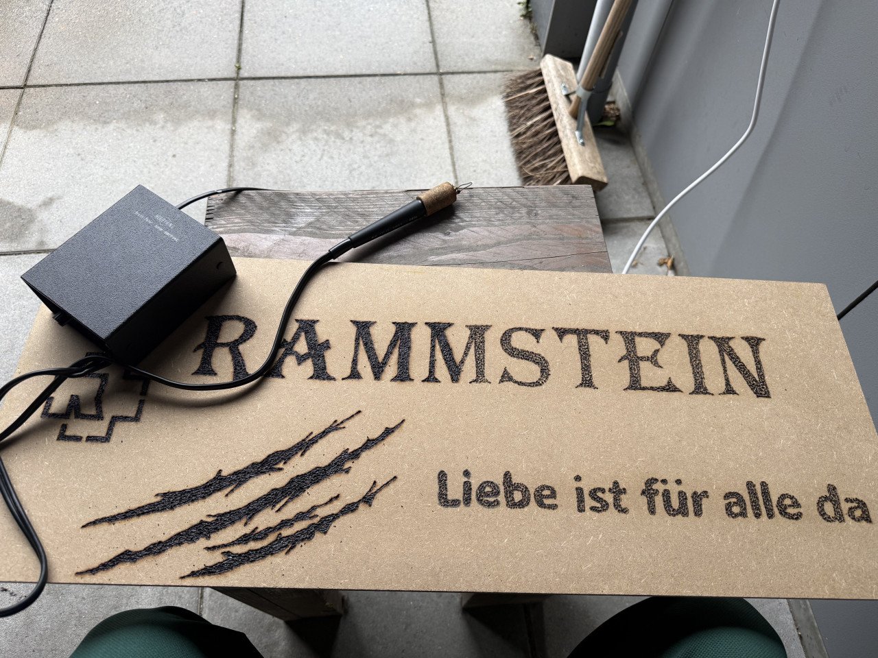 Rammstein artwork 90x50 cm