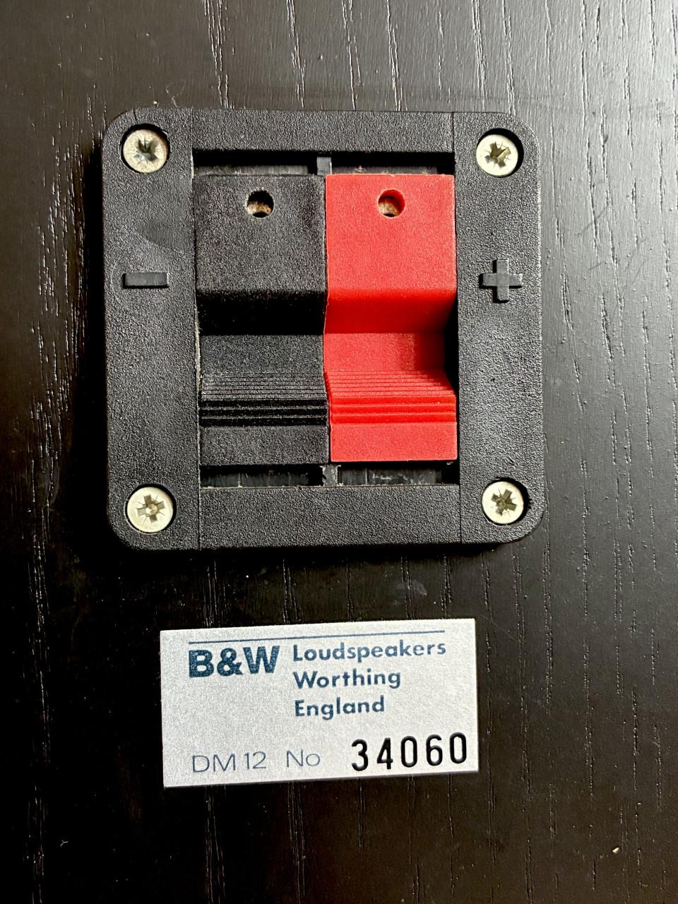 B&W Luidsprekers DM 12 (set)