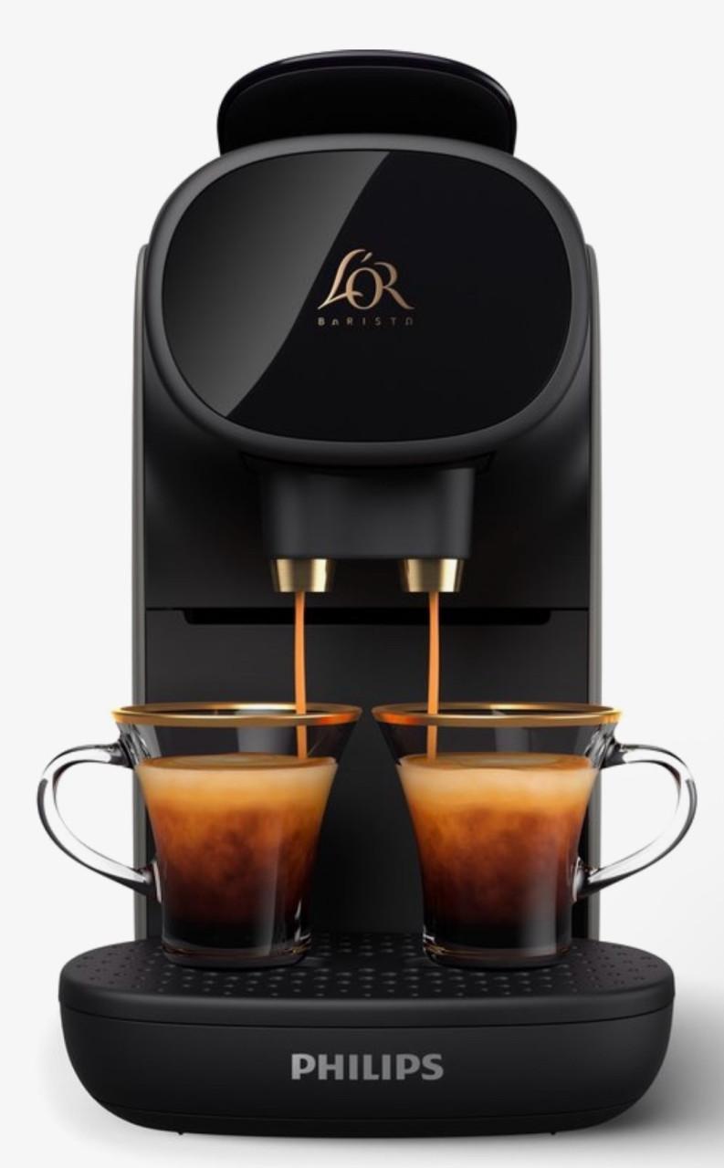 L’OR koffie apparaat met nieuwe cupjes er bij