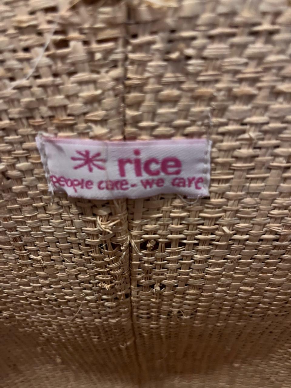 RICE speelgoed opruim mand