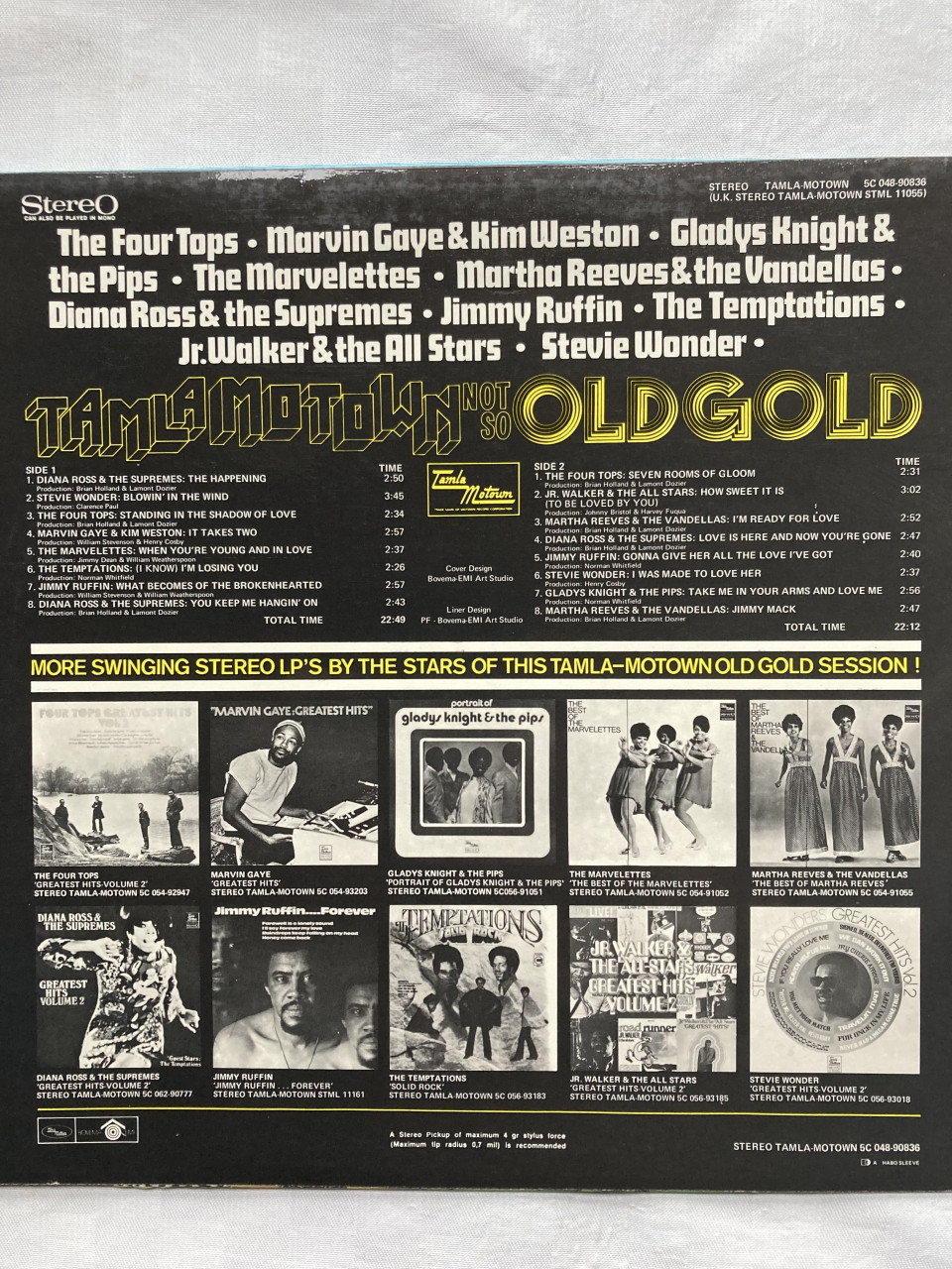 Tamla Motown Not so old gold. Div. artiesten 5c 048-90836 Ta