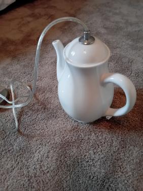 Theepot lampje