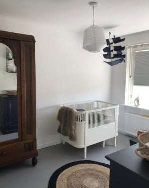 Sebra ledikant/ meegroeibed