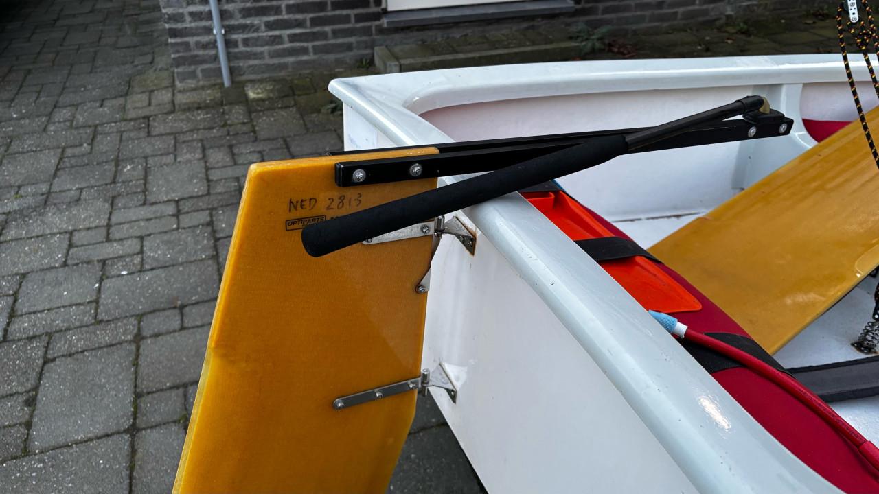 Wedstrijd optimist met meetbrief