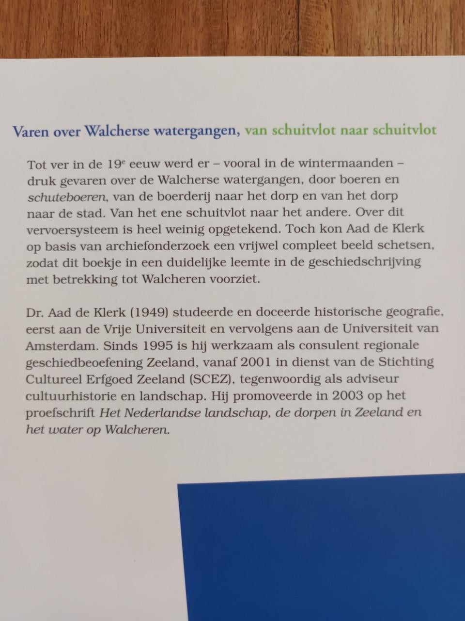 Varen over Walcherse Watergangen, van schuitvlot naar schuitvlot