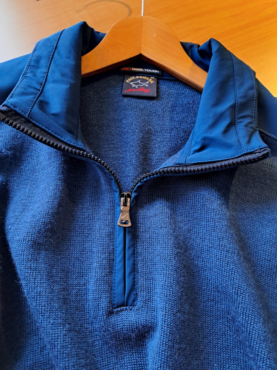 Paul & Shark heren trui Soft Merino Zipper