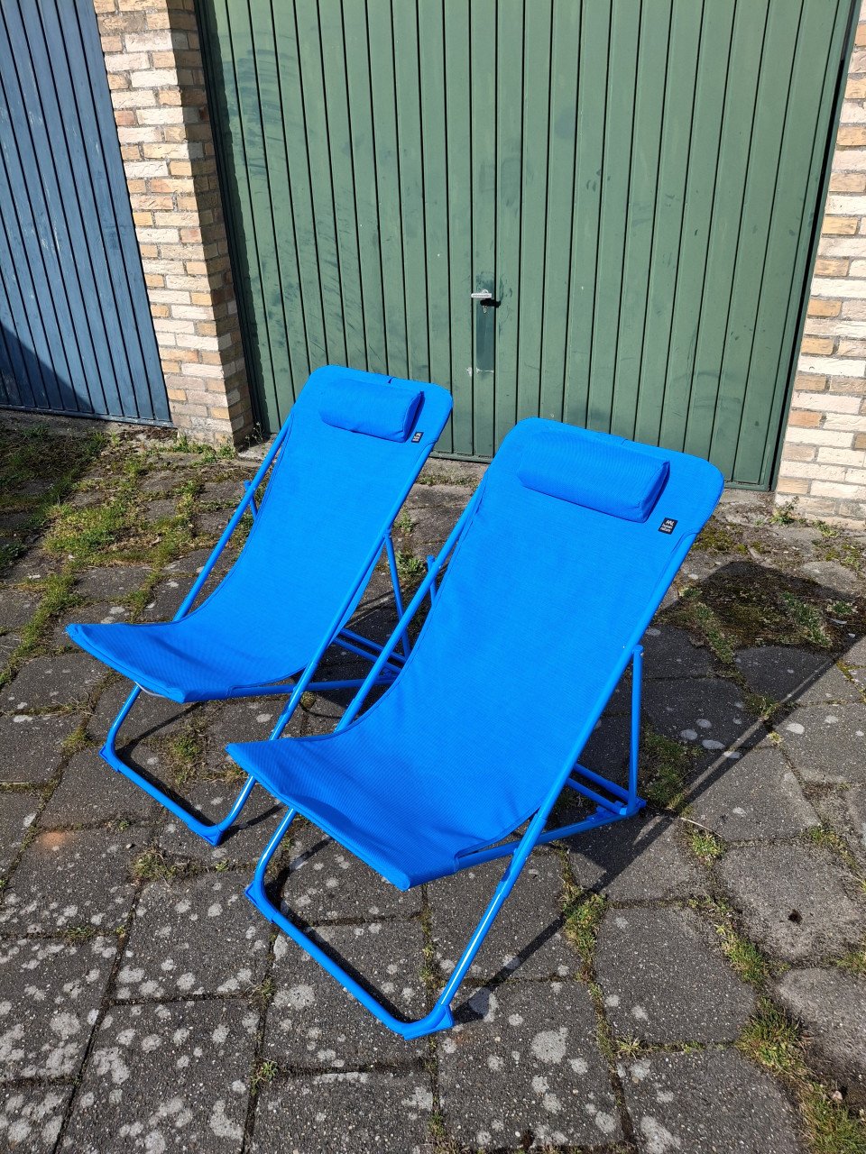 2 camping/strand stoelen