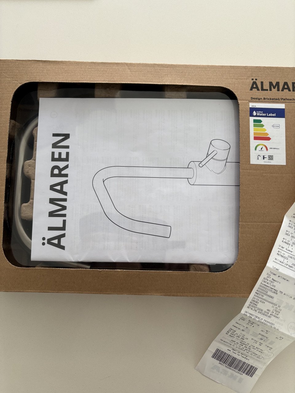 Gloednieuwe IKEA Älmaren keukenkraan