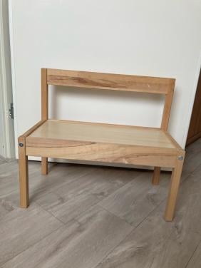 Kinder bankje peuter kleuter hout