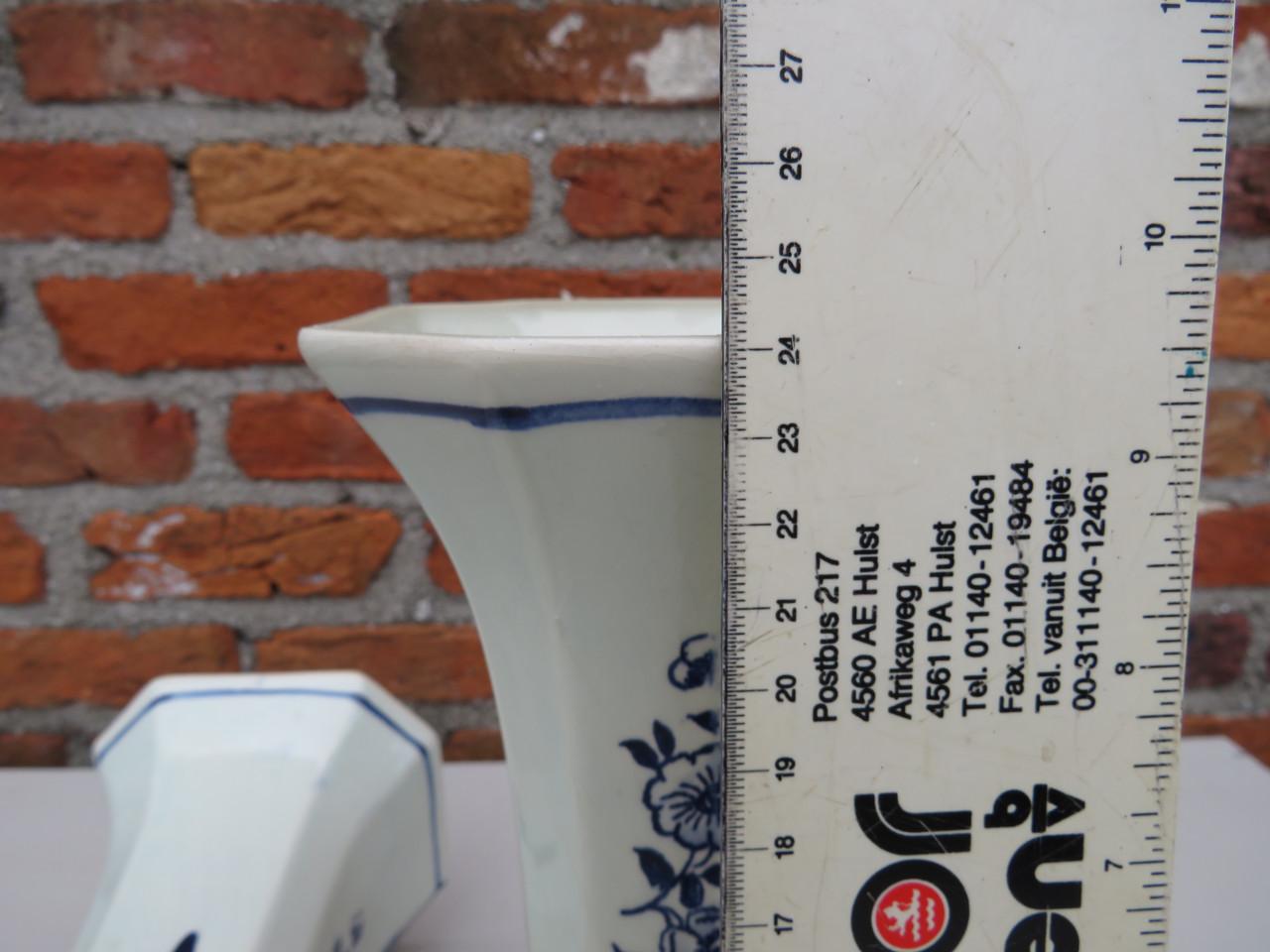 Schouwgarnituur delfts blauw