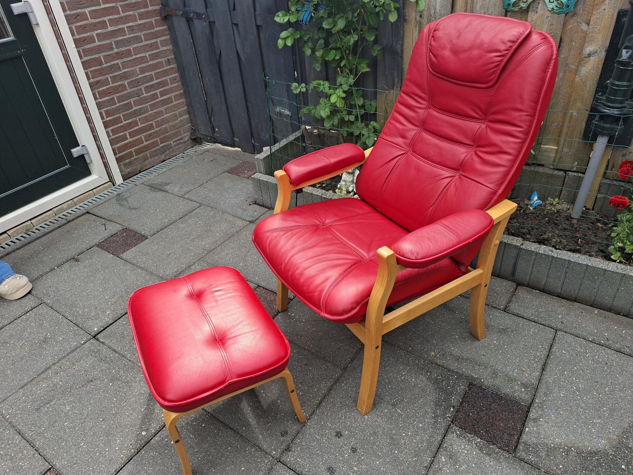 Mooie relaxstoel met hooker