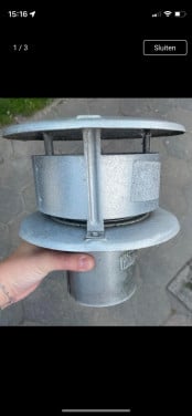 Trekkap / rookgaskap