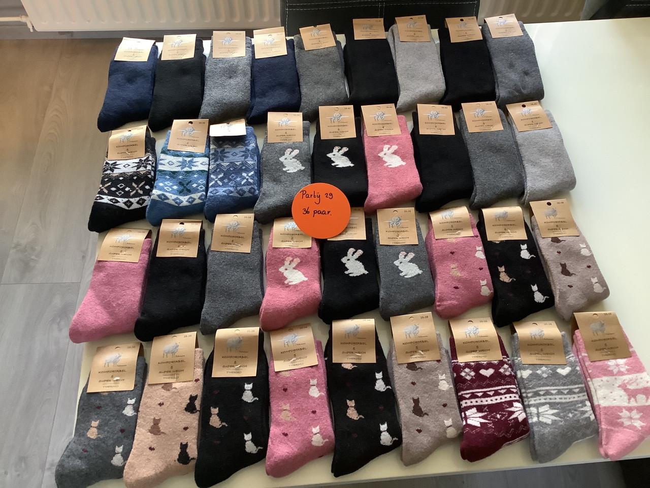 Partij heerlijk warme sokken. ( partij 29)