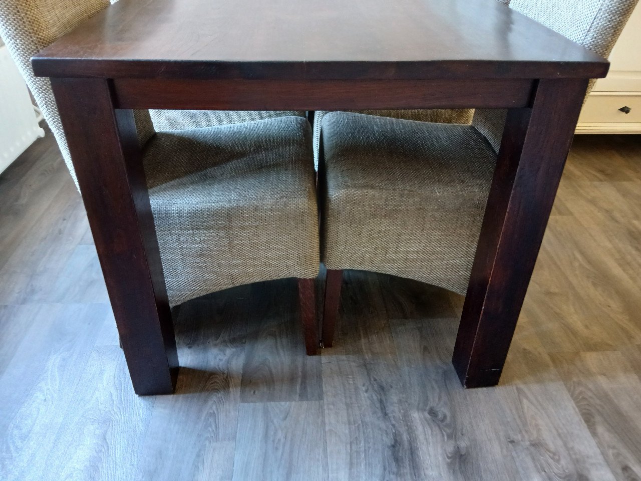 Teakhouten eettafel 180 x 90